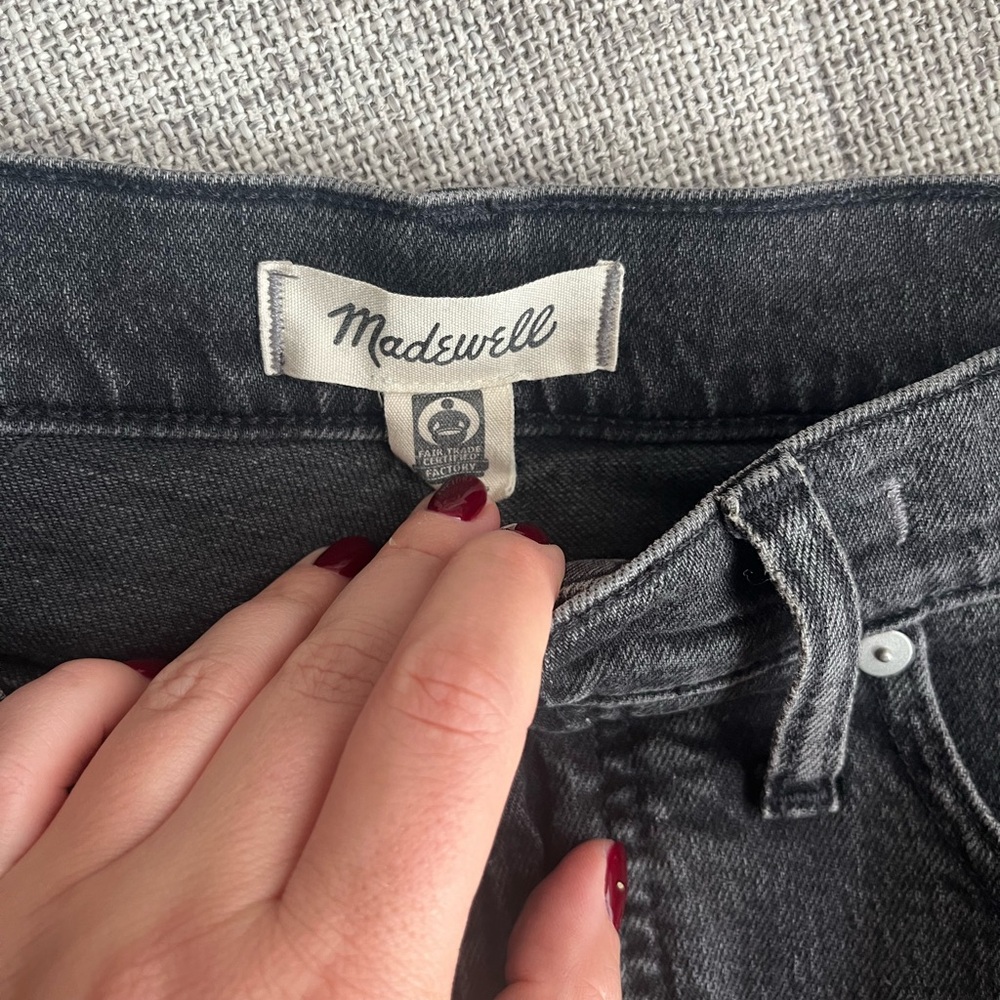 Madewell Perfect Vintage 27 Washed Black